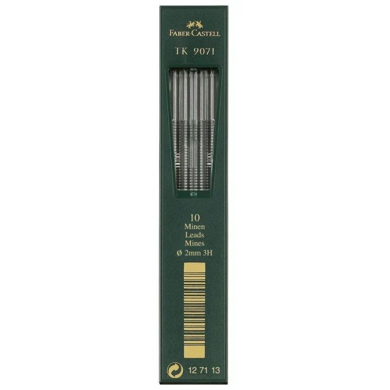 Faber Castell 10 Μύτες για Μηχανικό Μολύβι 2mm 3Η