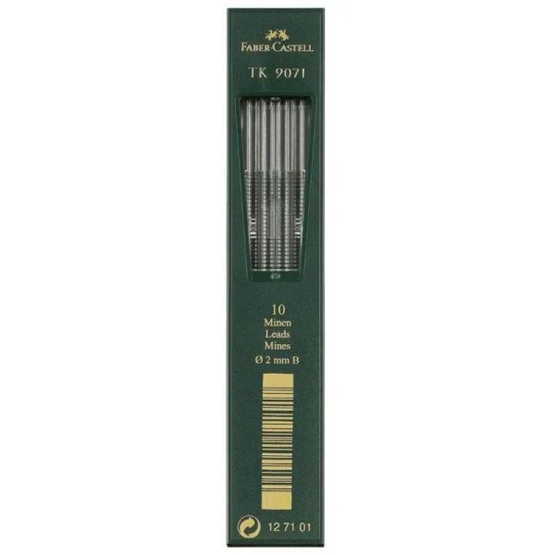 Faber Castell 10 Μύτες για Μηχανικό Μολύβι 2mm Β