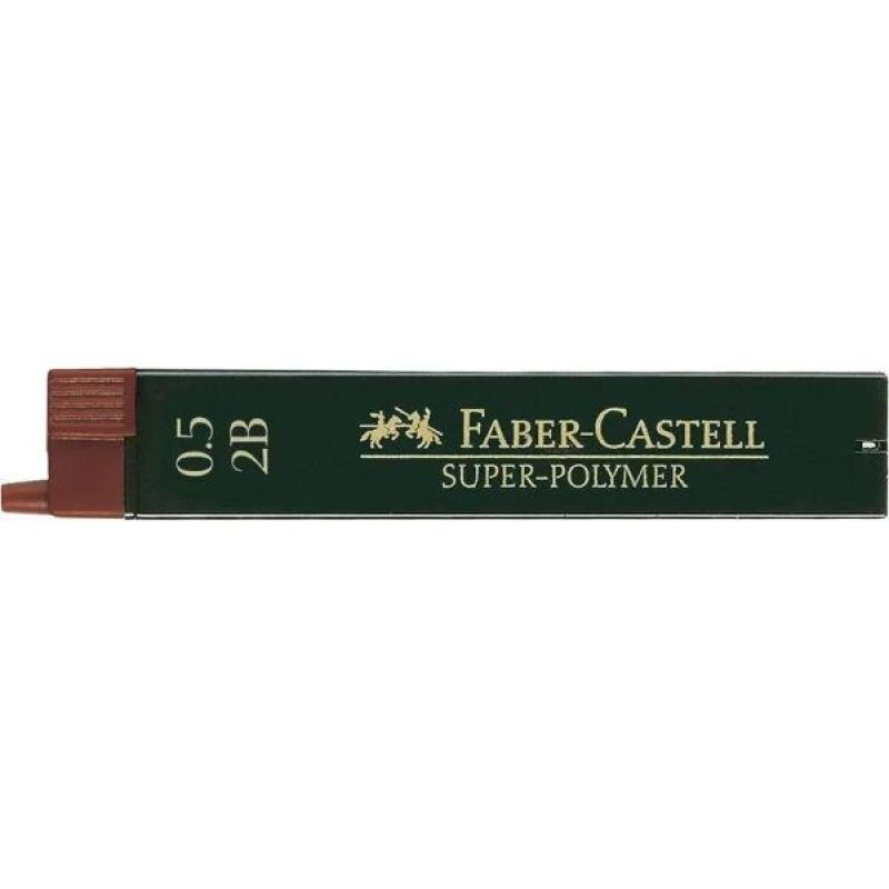 Faber Castell 12 Μύτες για Μηχανικό Μολύβι 0.5mm 2Β