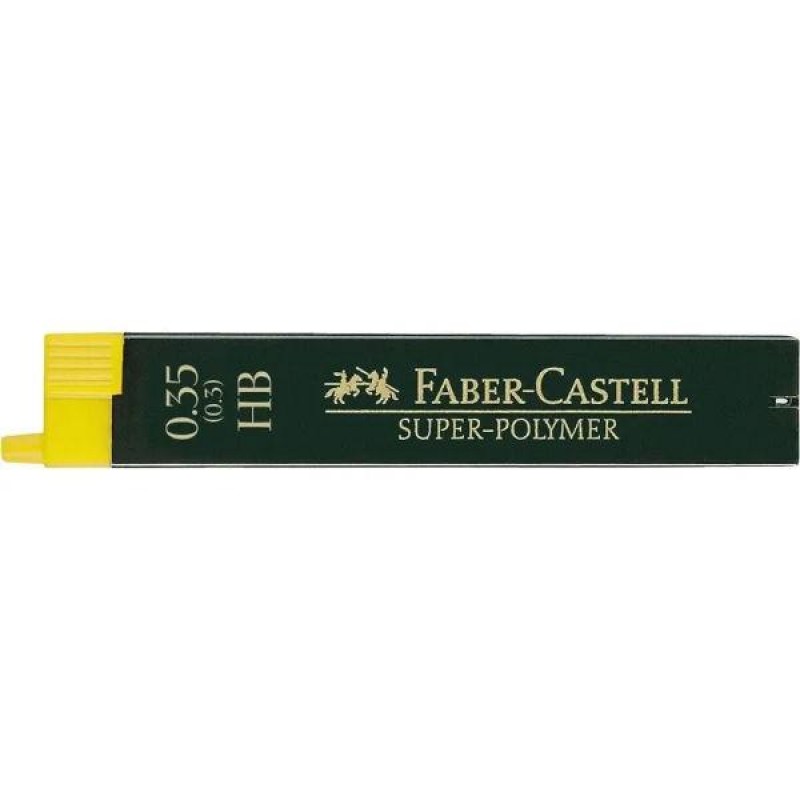 Faber Castell 12 Μύτες για Μηχανικό Μολύβι 0.35mm ΗB