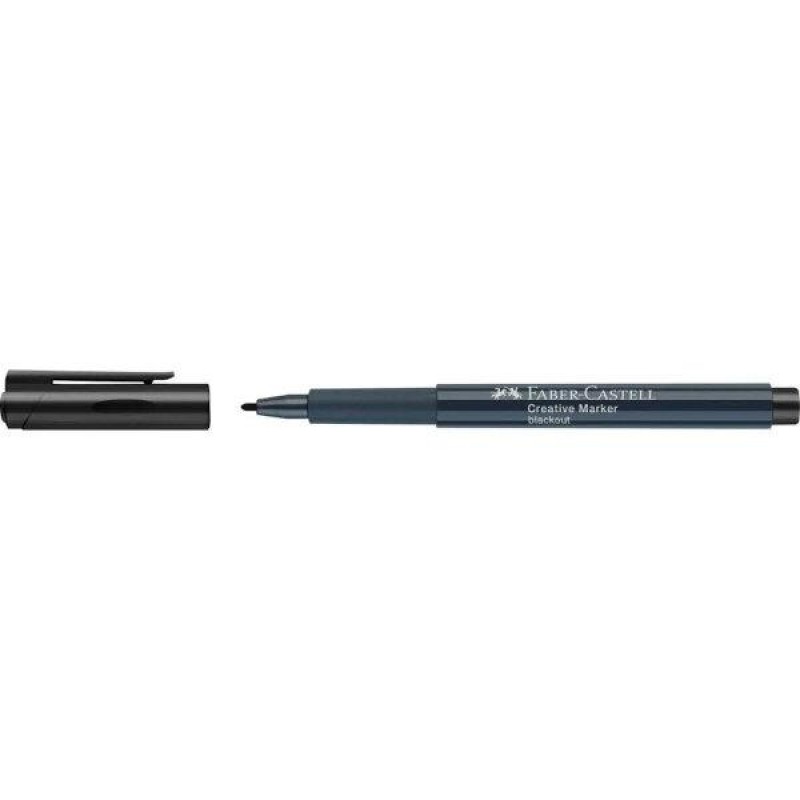 Faber Castell Μαρκαδόρος Ανεξίτηλος Μαύρος 1.5mm