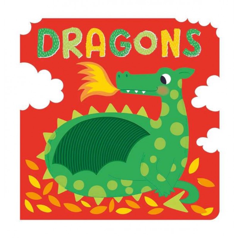 Touch and Feel Puzzle and Board Book Set - Dragons