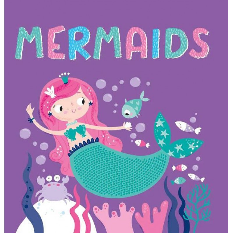 Touch and Feel Puzzle and Board Book Set - Mermaids