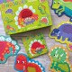 Touch and Feel Puzzle and Board Book Set - Dinosaurs