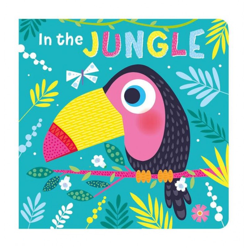 Touch and Feel Puzzle and Board Book Set - In The Jungle