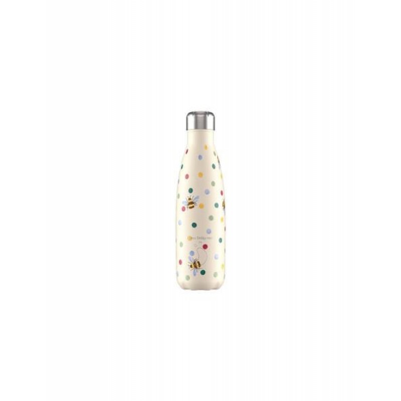 Chillys Bottle 500ml Emma Bridgewater Polka Dots + Bees