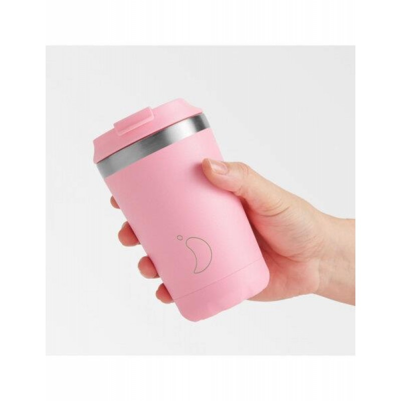 Chillys Coffee Cup 340ml Pastel Pink