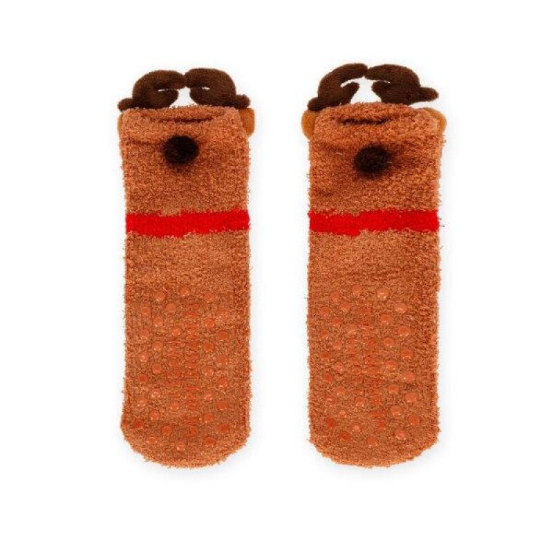 Legami Non-Slip Adult Socks  Its a Match! Reindeer