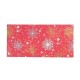 Artebene Christmas Snowflakes Red Flat Gift Box 21.7x10.6x2.2cm