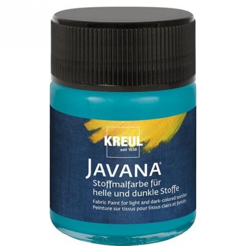 Kreul 50ml Javana Σκουρόχρωμο Ύφασμα Turquoise