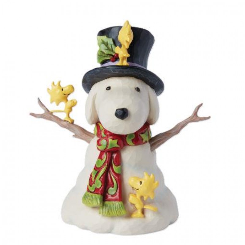 Φιγούρα Snoopy Snowman with Woodstock 14,5cm