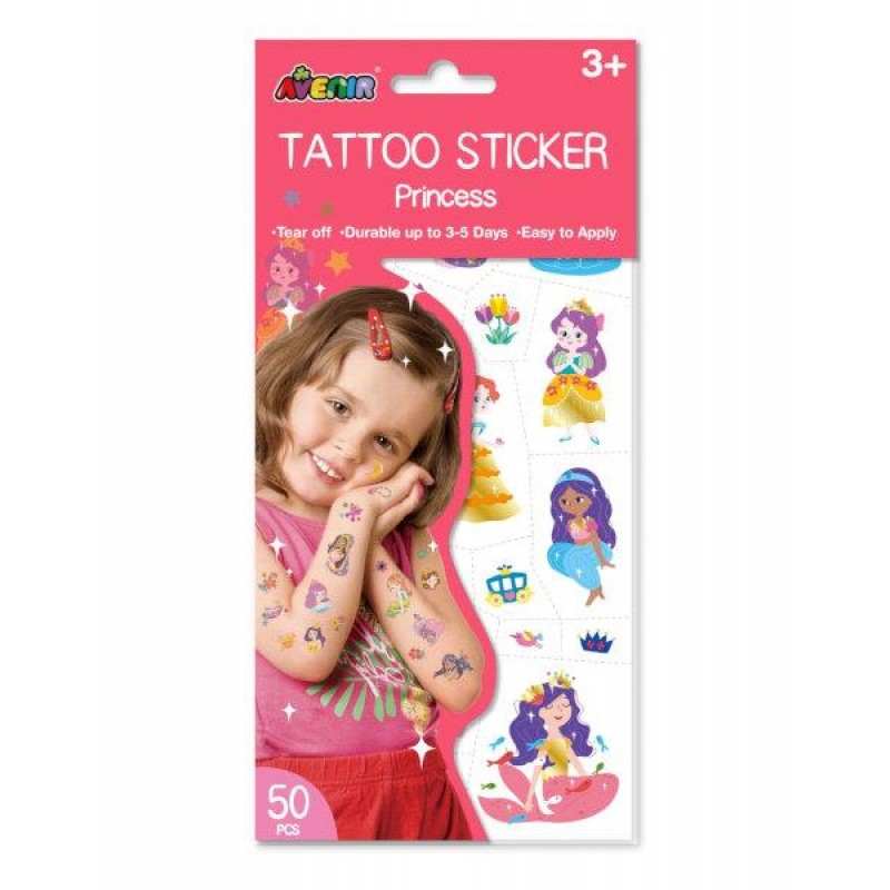 Avenir Tattoo Stickers Princess