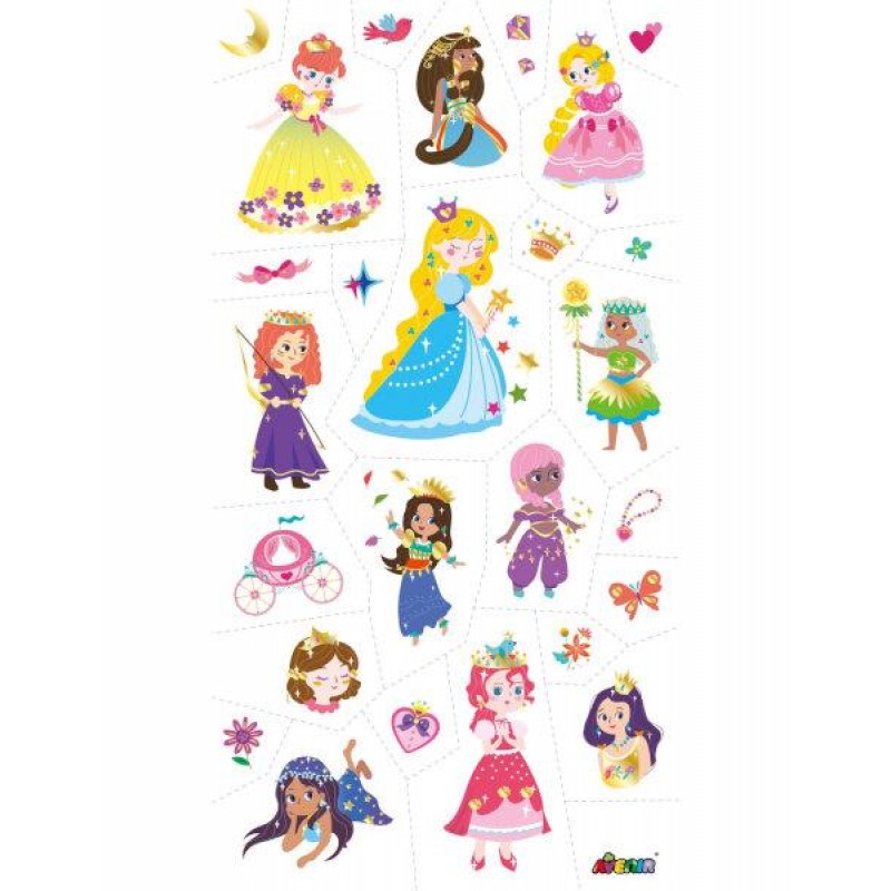 Avenir Tattoo Stickers Princess