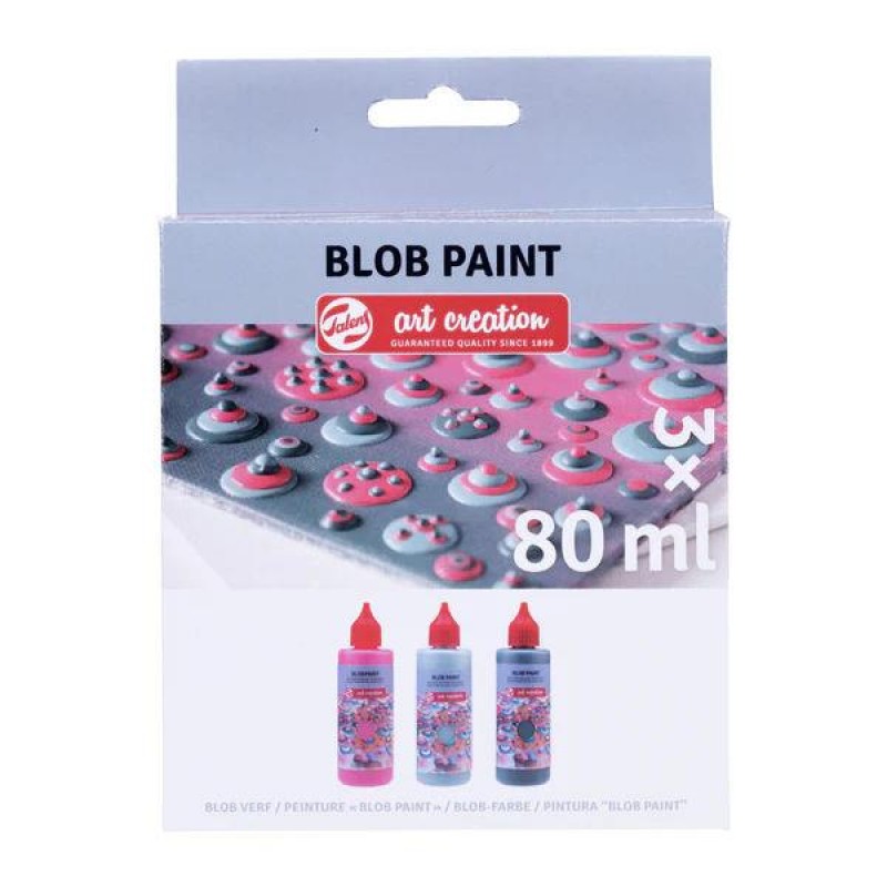 Talens Art Creation Blob Paint set Pink 3 x 80 ml