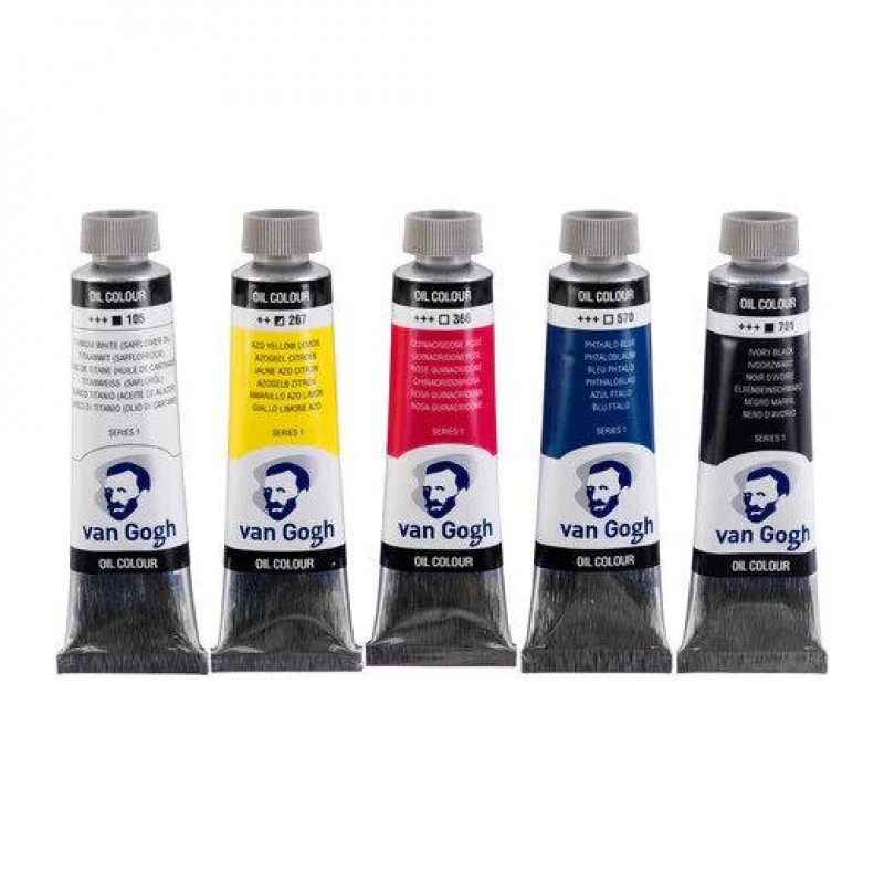 Talens Σετ Van Gogh Oil Colours 5x40ml