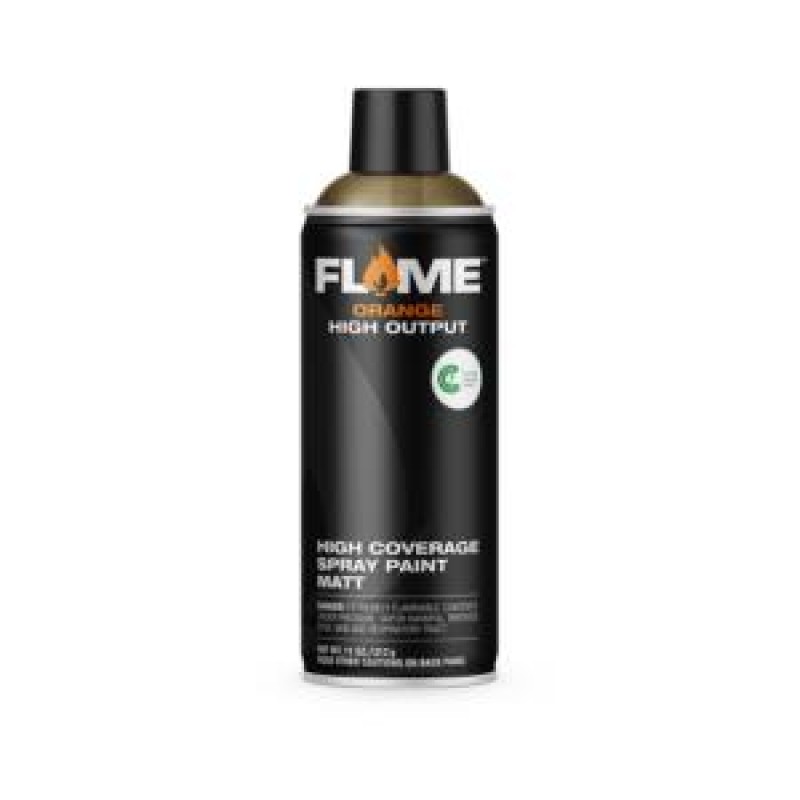 Flame Spray Paint 400ml FO-633 Khaki Green