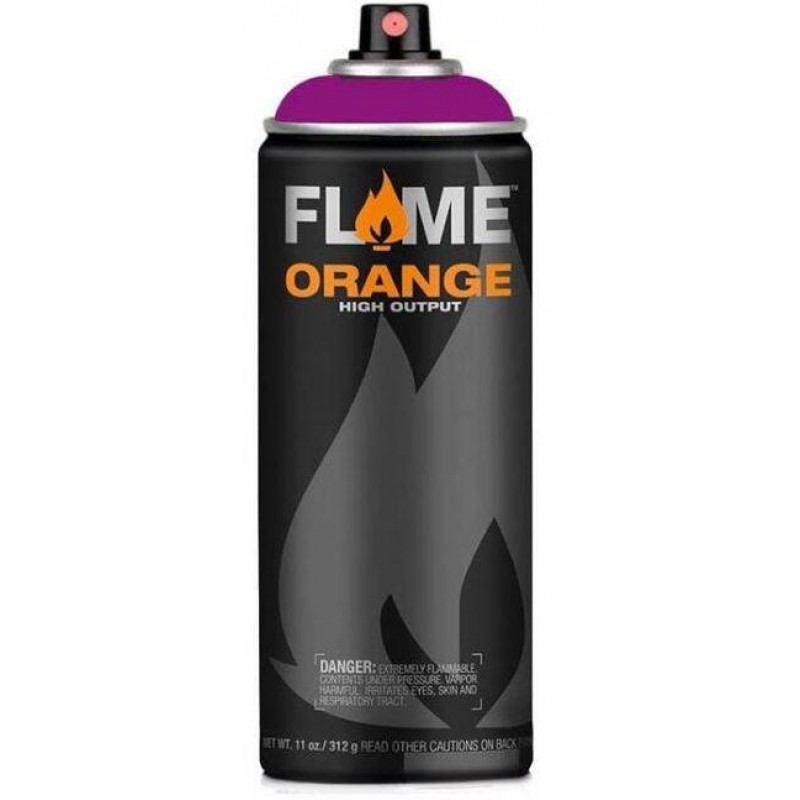 Flame Spray Paint 400ml FO-404 Traffic Purple