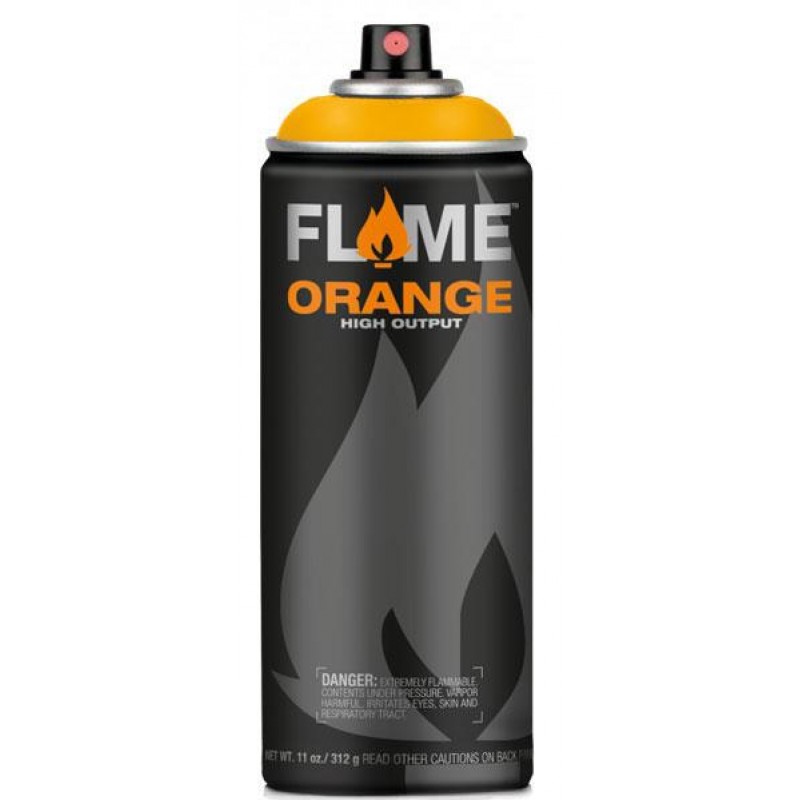 Flame Spray Paint 400ml FO-111 Melon Yellow Dark