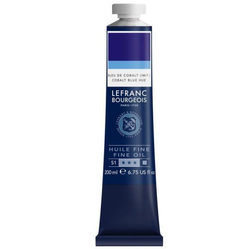 Lefranc Bourgeois 200ml Fine Λάδι 064 Cobalt Blue Hue