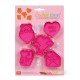 Legami 5 Cookie Cutters with stamps