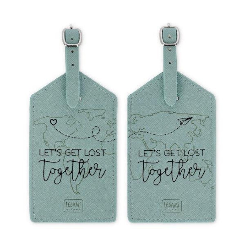 Legami Luggage Tag Lets get lost together