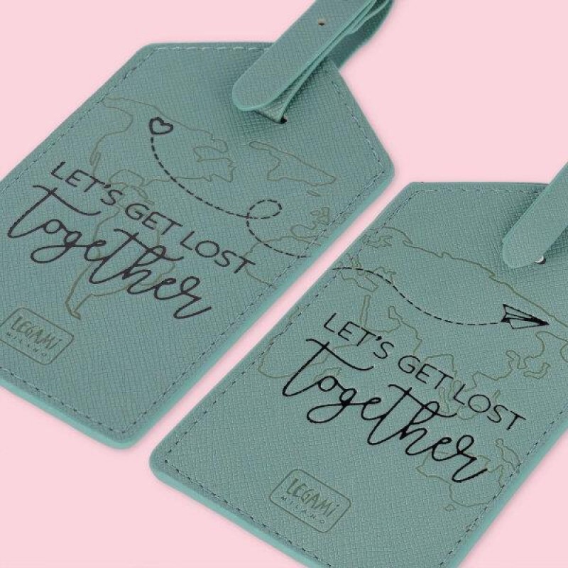 Legami Luggage Tag Lets get lost together