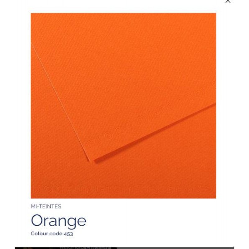 Mi-Teintes 50x65cm 160gr 453 Orange