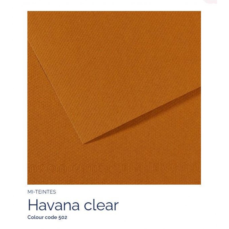 Mi-Teintes 50x65cm 160gr 502 Havana clear