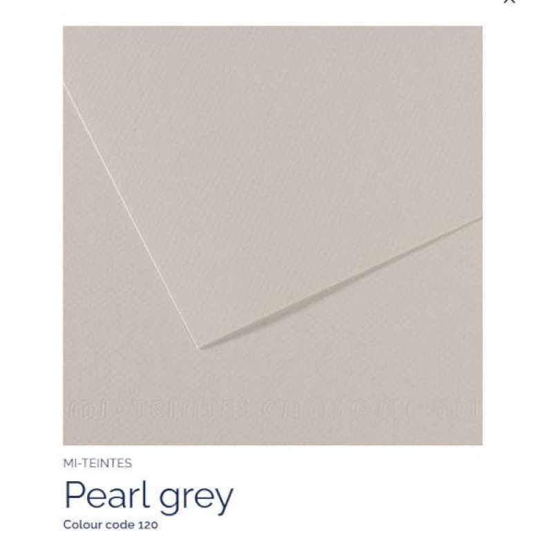 Mi-Teintes A4 21x29,7cm 160gr 120 Pearl grey