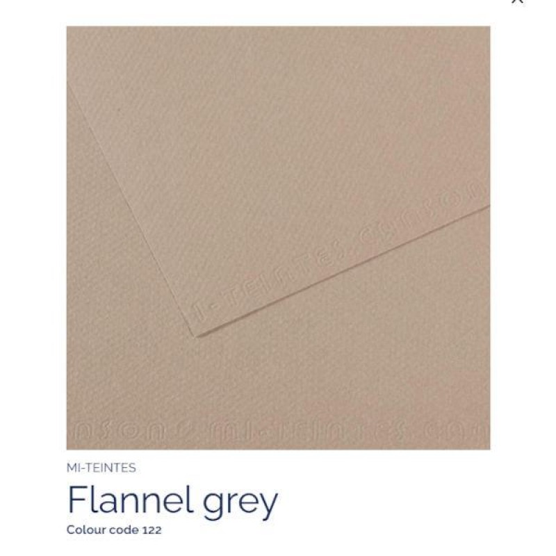 Mi-Teintes 50x65cm 160gr 122 Flannel grey