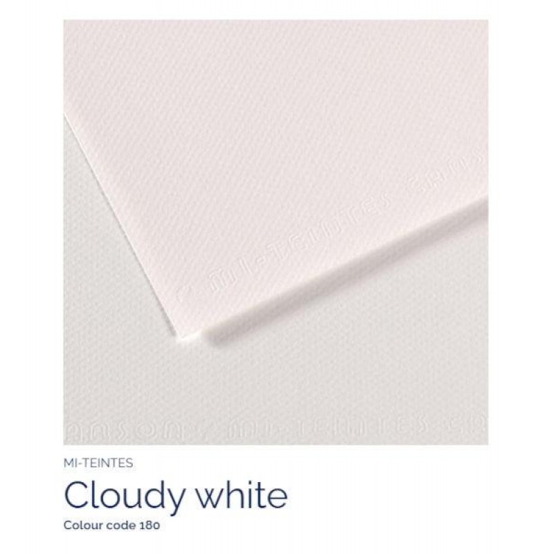 Mi-Teintes A4 21x29,7cm 160gr 180 Cloudy white