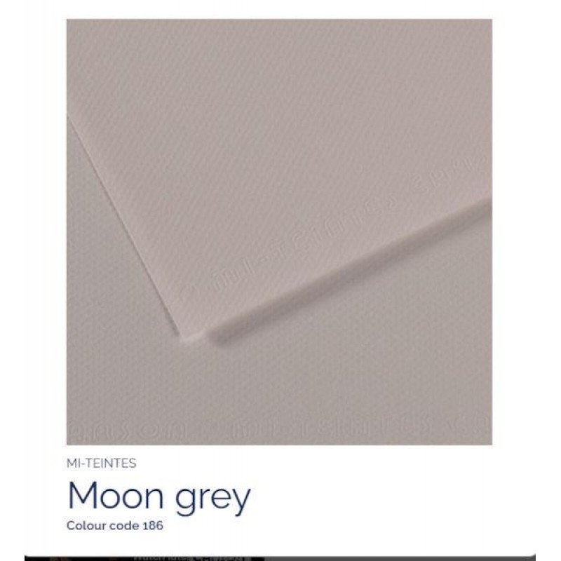 Mi-Teintes 50x65cm 160gr 186 Moon grey