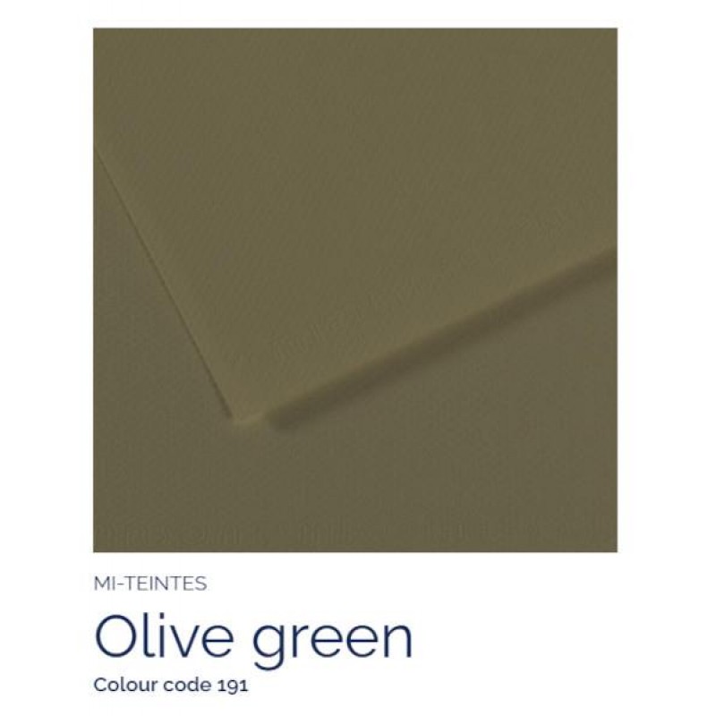 Mi-Teintes 50x65cm 160gr 191 Olive green