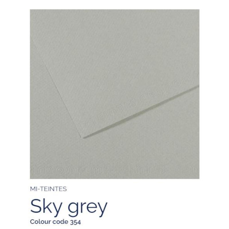 Mi-Teintes 50x65cm 160gr 354 Sky grey