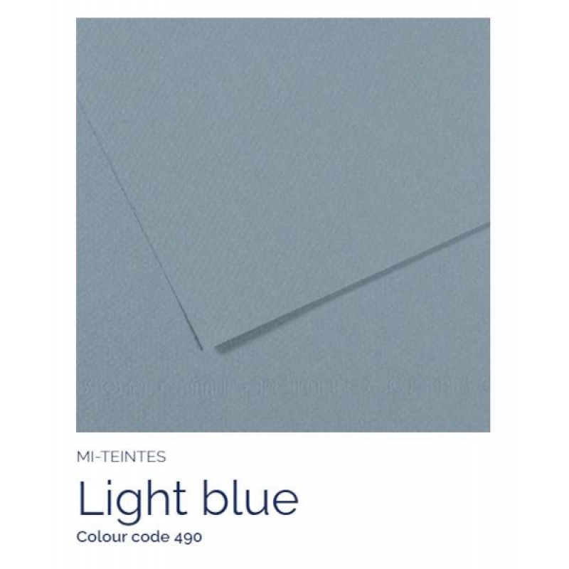 Mi-Teintes 50x65cm 160gr 490 Light blue