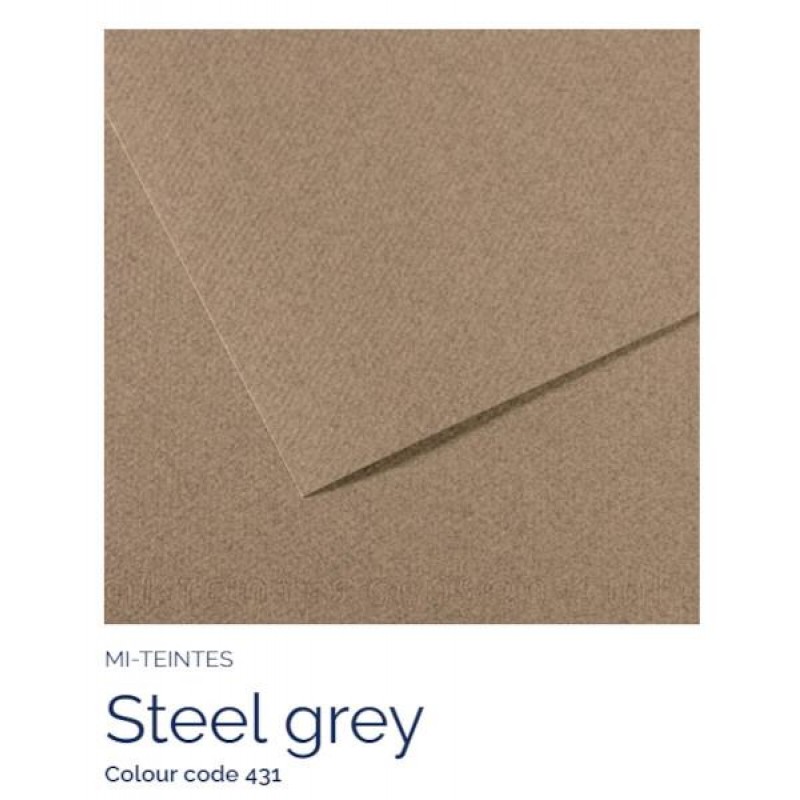 Mi-Teintes 50x65cm 160gr 431 Steel grey