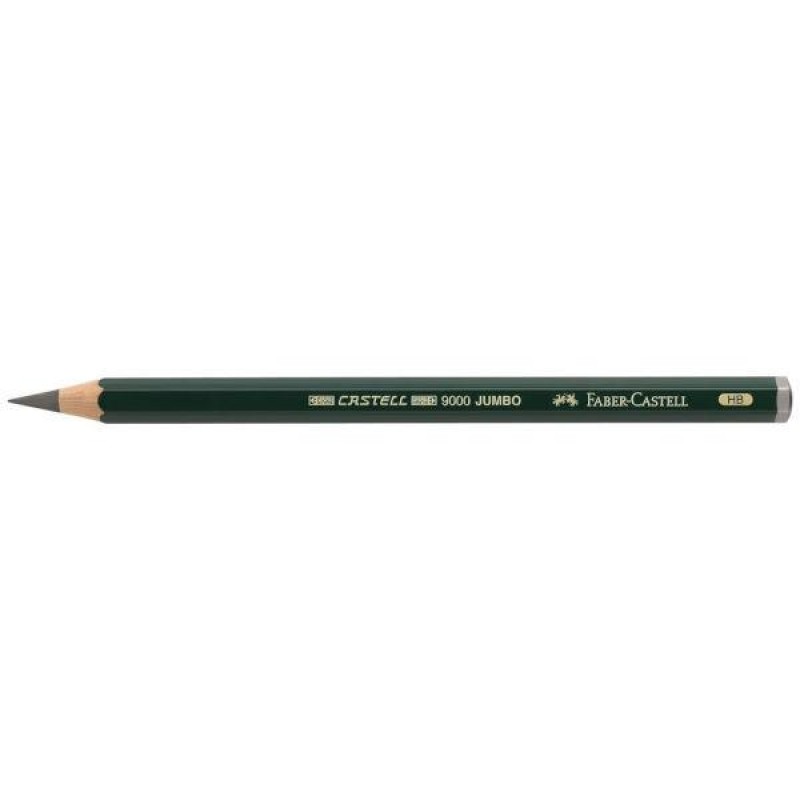 Faber Castell 9000 Μολύβι Σχεδίου μεγέθους Jumbo σε Σκληρότητα 2B