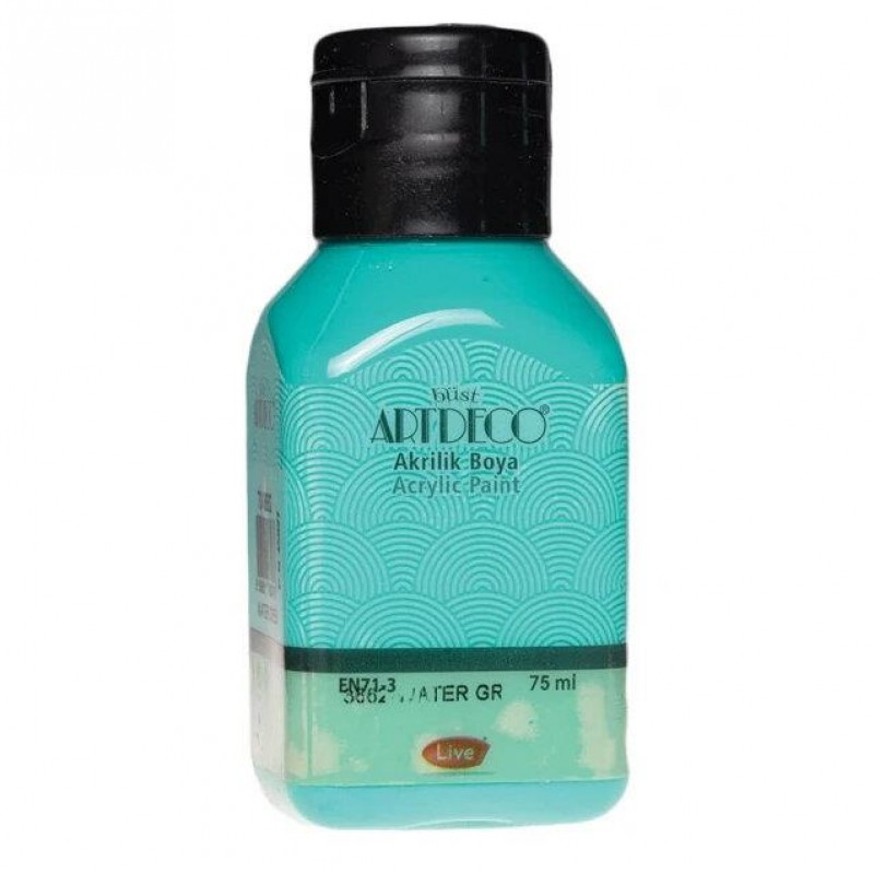 Artdeco 75ml Ακρυλικό Χρώμα Water Green 3662