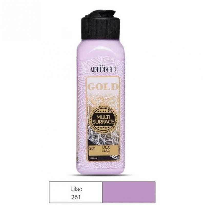 Artdeco Gold 140ml Ακρυλικό Multi Surface Lilac 261