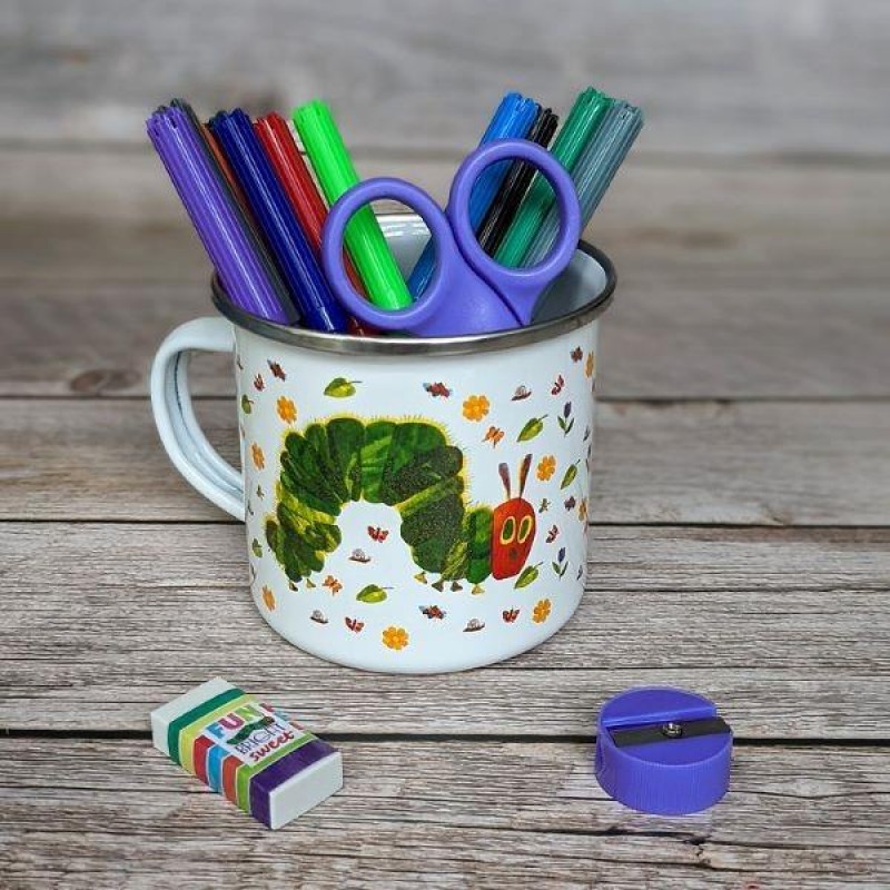 The Very Hungry Caterpillar Enamel Mug 350ml