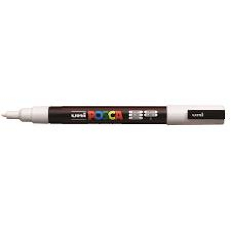 Μαρκαδόρος Posca 0.9-1.3mm no 1 White