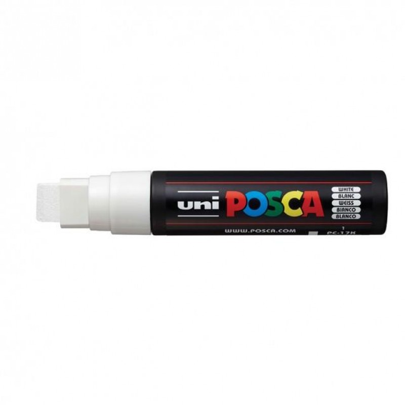 Μαρκαδόρος Posca 15mm no 1 White