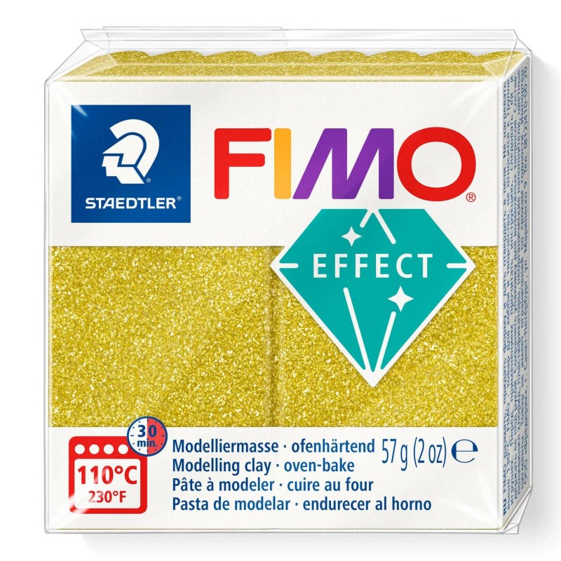 Fimo Effect Glitter 57g 112 Gold