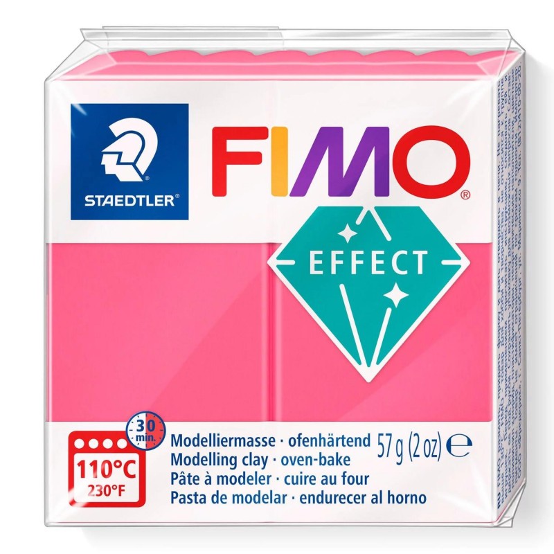 Fimo Effect Translucent 57g 204 Red