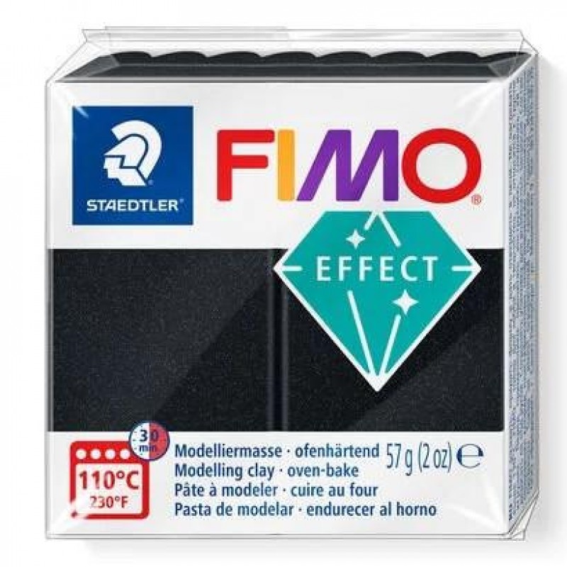 Fimo Effect Pearl 57g 907 Black