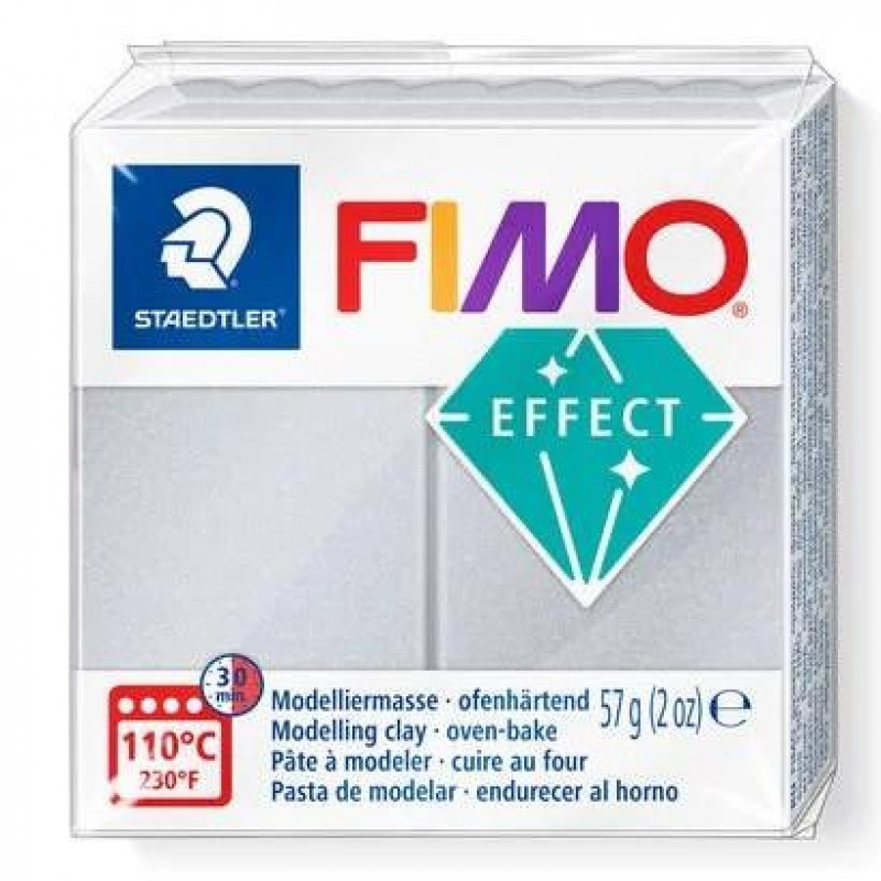 Fimo Effect Pearl 57g 817 Light Silver