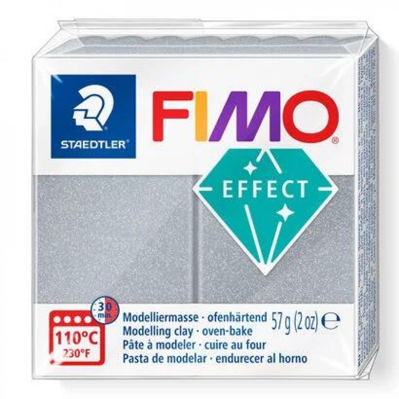 Fimo Effect Metallic 57g 081 Silver