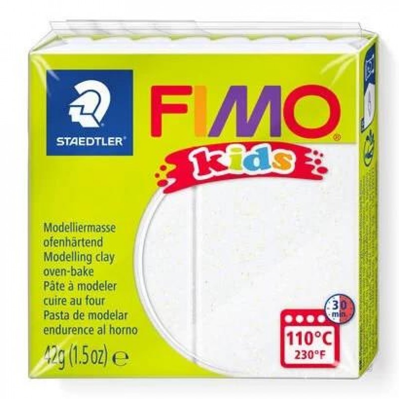 Fimo Kids 42g Glitter White