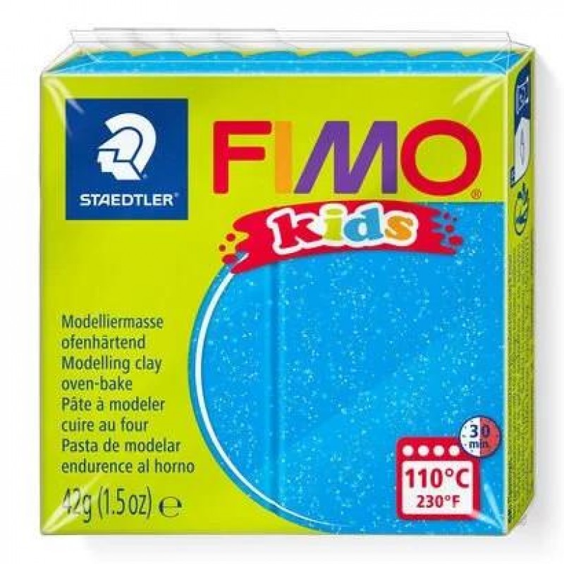 Fimo Kids 42g Glitter Blue