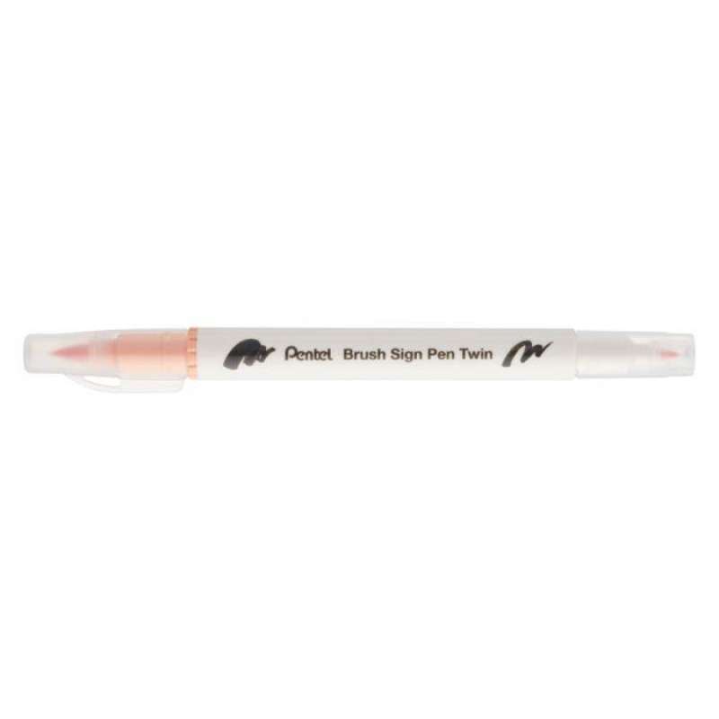 Sign pen twin brush Pale Orange